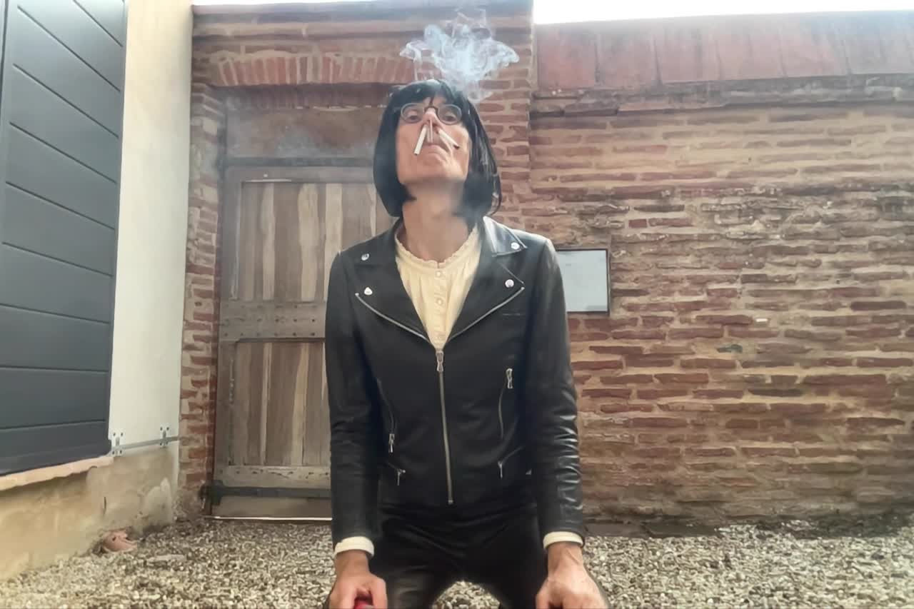 Watch leather crossdresser smoking Shemale Porn Videos | TranSexBig.