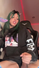 hot shemale cum. name?