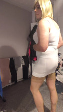 Saturday night skirt bulge