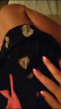 Showing suprise nylon sissy milf tranny