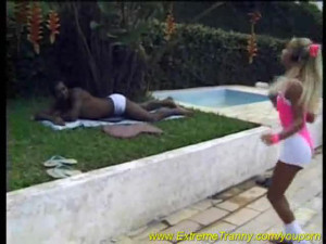 Danyelle Evangelista - ReUpload - Gets Black Dong Outdoors