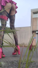 👀ExhiB P U B L I C dans un Complex Abandonné puis sur son Balcon 🍌Ejac💦9:50 Enorme Dose. VaneSsaB