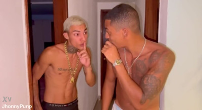orgy with 2 hot latina ts