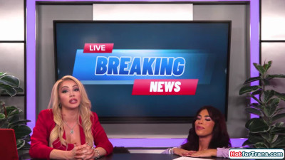 Reading the news while being sucked off