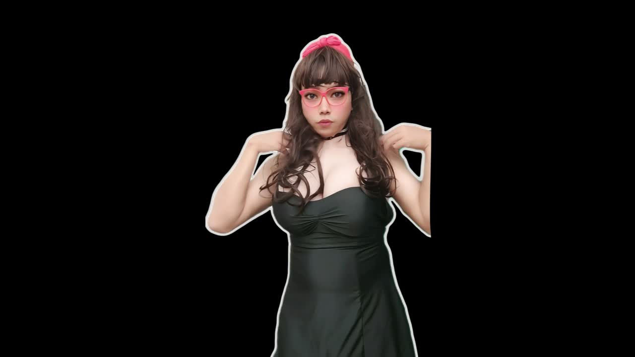 Watch Gaby Black Dress Teasing Shemale Porn Videos | TranSexBig.