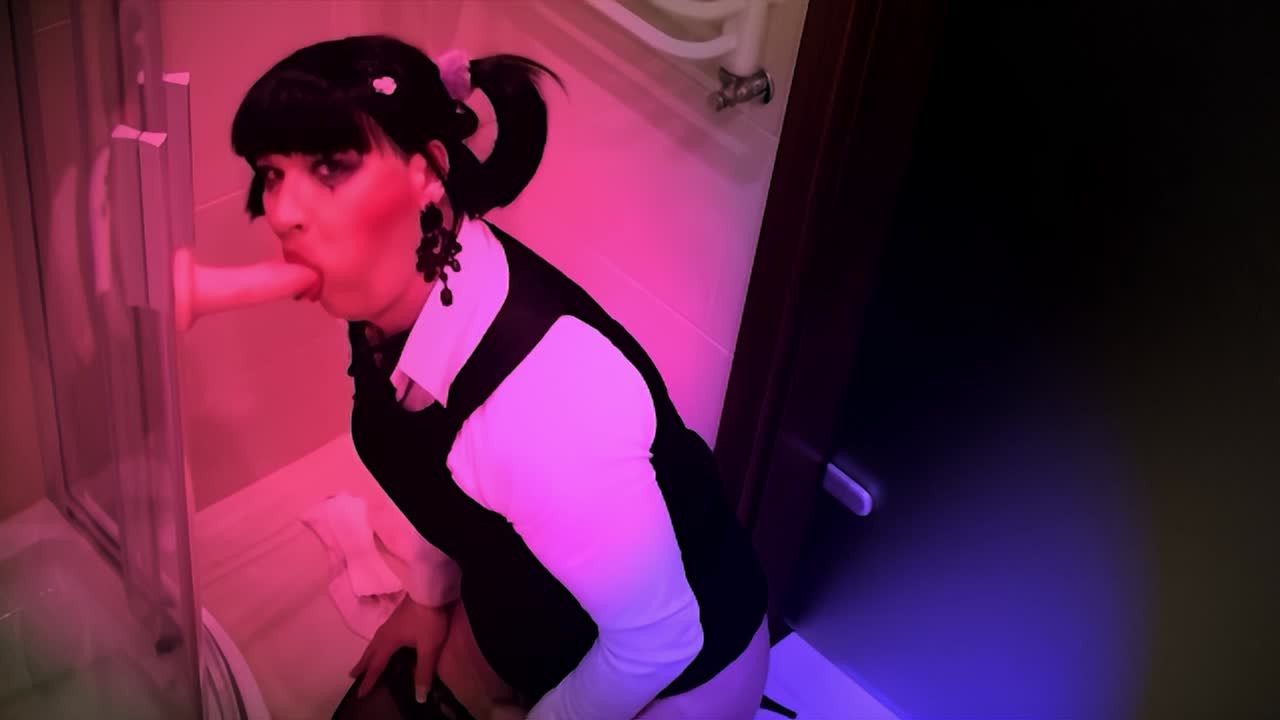 Watch Innocent Pati pigtails tranny slut blowjob dildo Shemale Porn Videos | TranSexBig.