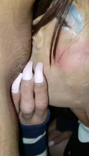 Short video of me sucking an anon white cock with terribly done makeup
