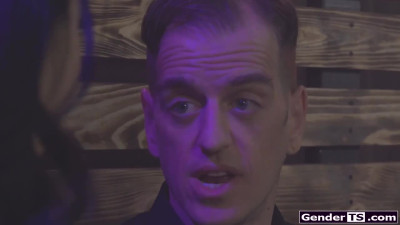 GenderTS.com - Trans stepfamily shemale on guy blowjob and anal compilation