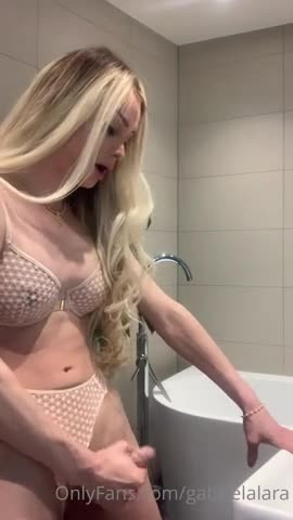 Watch bathroom wank Shemale Porn Videos | TranSexBig.