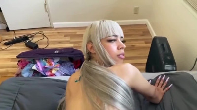 POV let me bounce on your cock hard before work