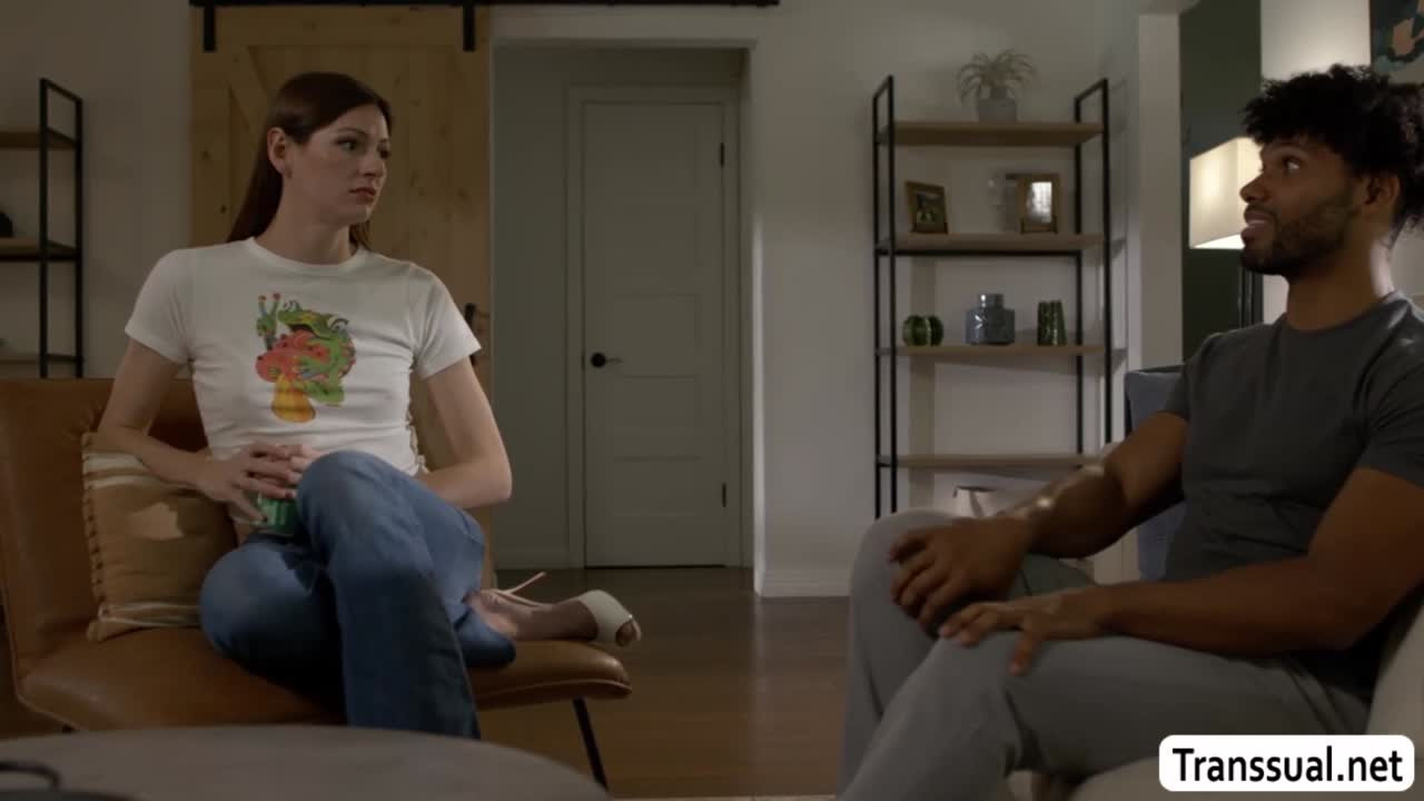 Watch Throating my friends big black cock Shemale Porn Videos | TranSexBig.