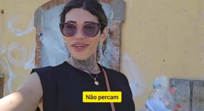 See Trans Sabrina Prezotte showing off on the call.