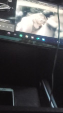 Bimbo in the car