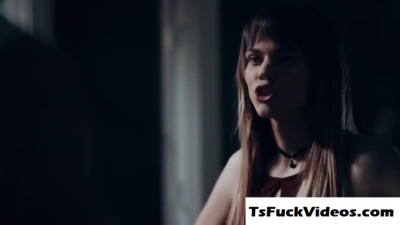 stepbrother barebacks small breasts shemale stepsister