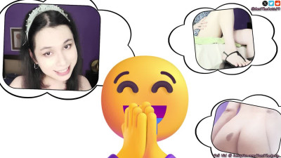 Your doll tgirlfriend Dani gave you a quick footjob after playing a weird game