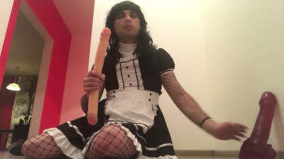 Sissy Slut Maid - Anal Toys