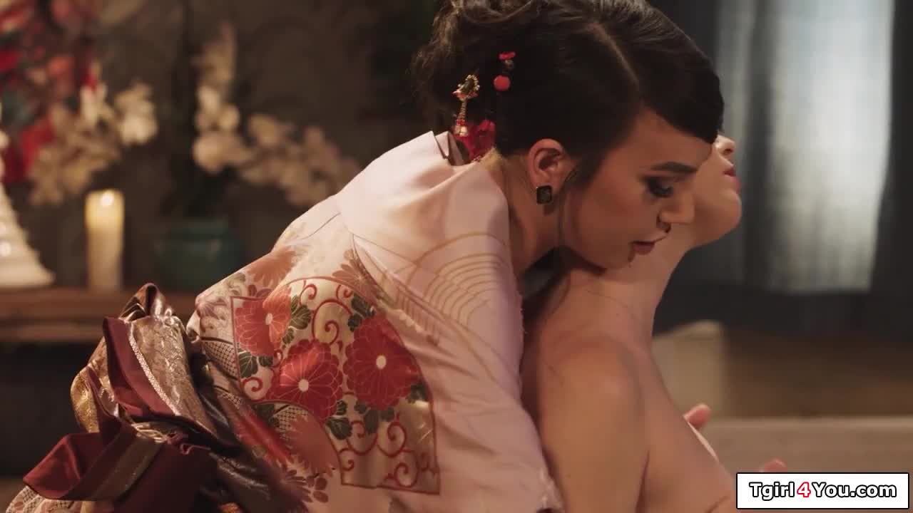 Watch Ladyboy Kasey Kei gets a footjob and fucks a petite brunette Shemale Porn Videos | TranSexBig.