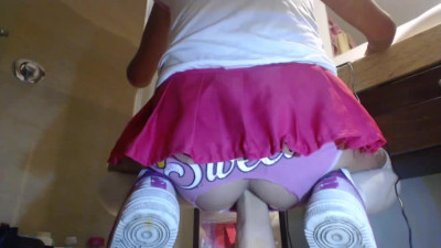 Latin tranny teen LOVE BIG TOYS