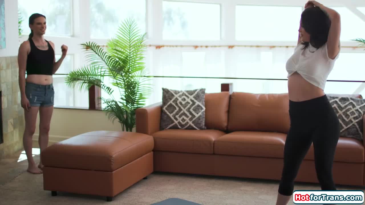 Watch HotforTrans.com - My trans stepsister gets a hardon for me and lets me ride it Shemale Porn Videos | TranSexBig.