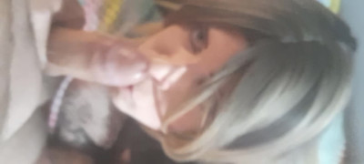 Sissy bitch took a cumshot in her pussy