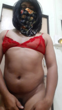 Indian Tranny Sissy Silkky Transen Fick  Boobs Show