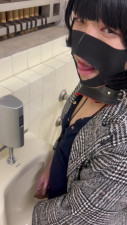 Just a sissy peeing for master