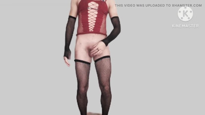 Sexy Crossdresser trans shemale dancing erotic