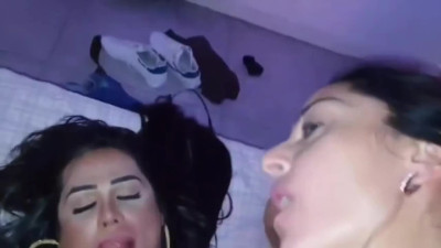 Shemale impregnates a chick while bf is watching