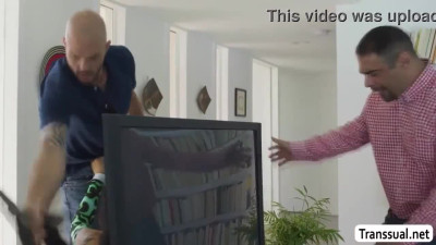 Lucky Neighbor Analed Horny Big Tits Shemale