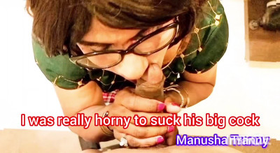 Hotel slut Manusha Tranny getting fucked by a college student