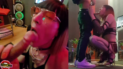 Une Esclave Sexuelle, Soumise devant une Belle Bite en FACeFuckiNg pour la St❤️‍🔥ValenTin 2k60