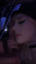 Sissy Allie sucks for the first time