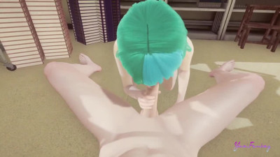 Femboy Yaoi - Point of View Hidetsumi blowjob and penetrated