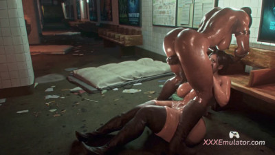 Big Titted Milf ADA Wong Destroyed by Shemale Monster Cock(HQ 3D Futa Porn)