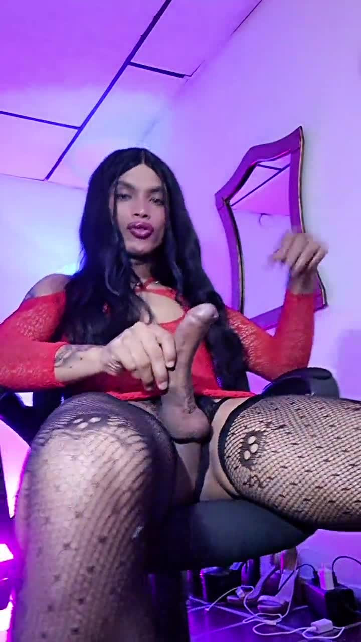 Watch Brunette Shemale Model and Plays with Her Legs Until She Explodes a Lot of Hot Milk Shemale Porn Videos | TranSexBig.