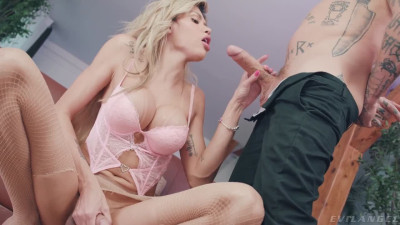 Blonde Brazilian Ts Fucked