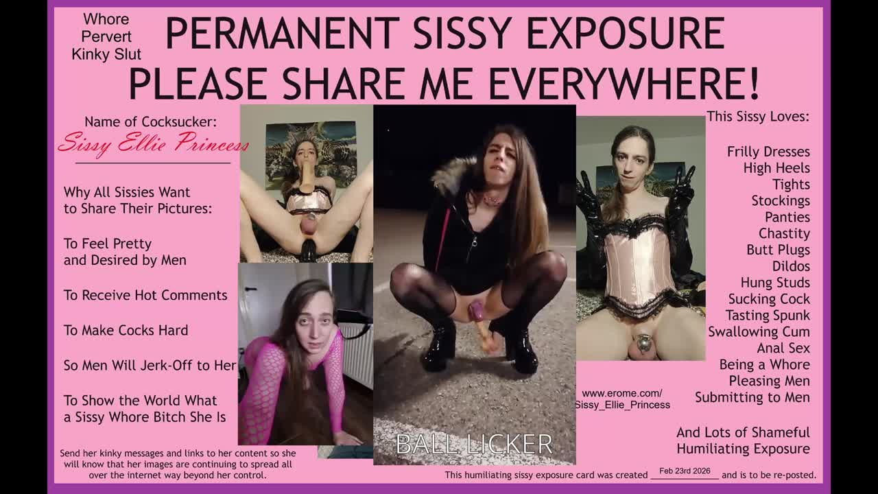 Watch Sissy Ellie Princess - Please Expose Me 4 Shemale Porn Videos | TranSexBig.