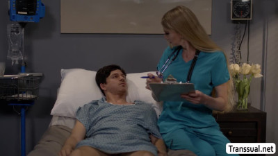 Giving my patient a blowjob medicine to feel better