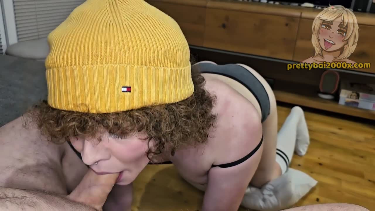 Watch Trans Slut deepthroats big dick and swallows cum - prettyboi2000x Shemale Porn Videos | TranSexBig.