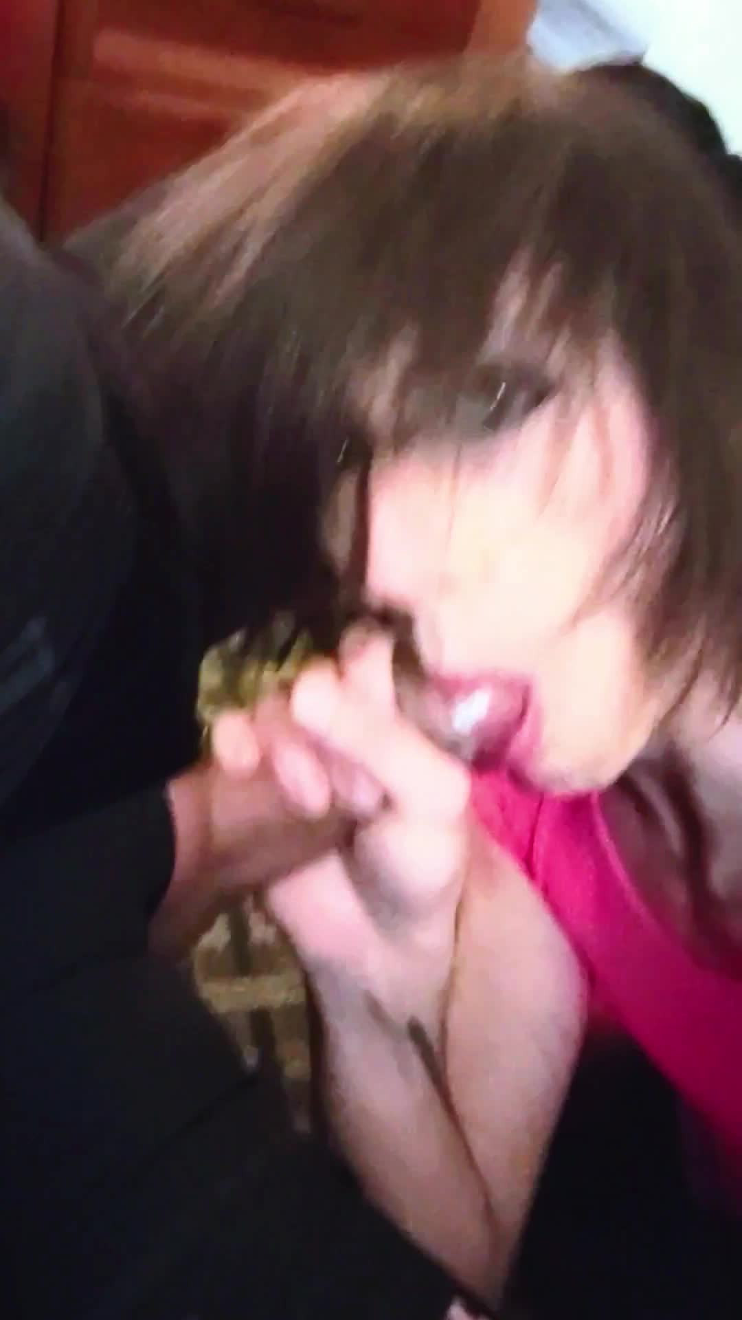 Watch thoughts disappear pumping fat shaft with hands and mouth Shemale Porn Videos | TranSexBig.