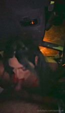 Arab CD whore blows uber driver