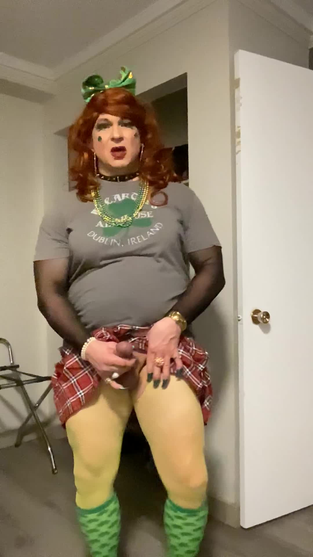 Watch CdTina St Paddy’s slut Shemale Porn Videos | TranSexBig.