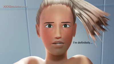 Public Bathroom Fun with Shemale Milf with Huge Cock (3D Futa Anime)