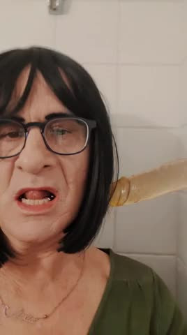 Watch Dildo training for old slut Shemale Porn Videos | TranSexBig.