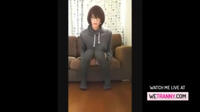 Hot asian lady teen masturbates and cumshot hard