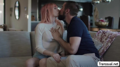 Sexy hot TS Mimi Oh rimjob and analed by her stepdaddy