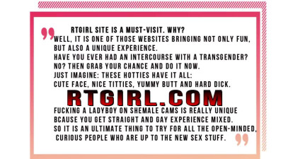 slender Russian trans hottie with tattoos jerks off her big cock on webcam