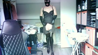 Black dress cum