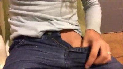 Shemale playing with herself until she shoot thick load into the cam