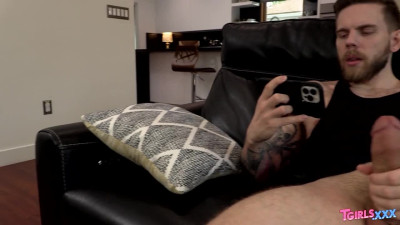 TGIRLS.XXX: Ember Fiera Enjoys Steve's Cock